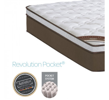 Colchao Castor Revolution Pocket one face 193x203x027 - king