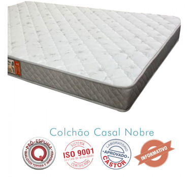Colchao Castor Casal Nobre D33 138cm X 188cm X 17cm