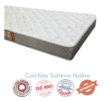 Colchao Castor Nobre D33 solteiro 88cm x 188cm x 17cm